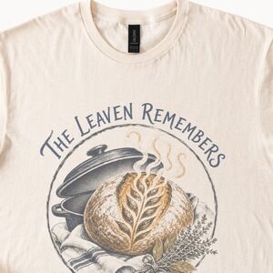 Artisan Bread Graphic Tee Natural Gildan 64000 Cozy Kitchen Design